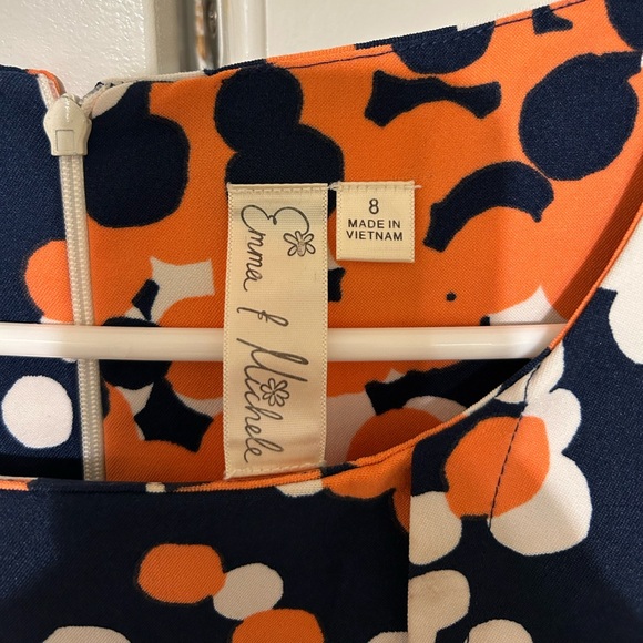 Colorful women’s dress size 8.  Excellent condition.  Emma and Michelle.  37” - Picture 2 of 8